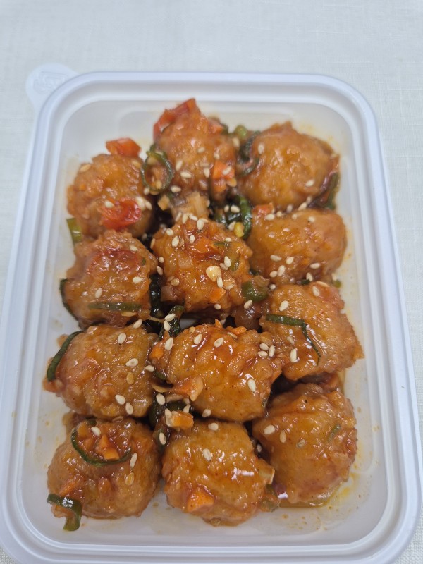 데리야끼팝콘치킨 (어린이 반찬)