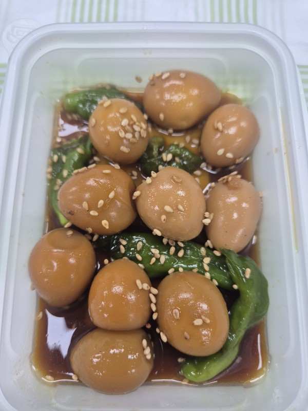 꽈리고추메추리알조림