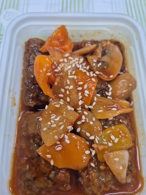 떡갈비찹스테이크 (어린이 반찬)