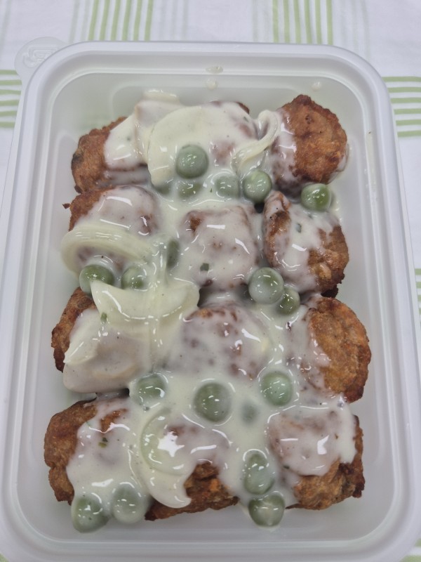 크림소스미트볼 (어린이 반찬)