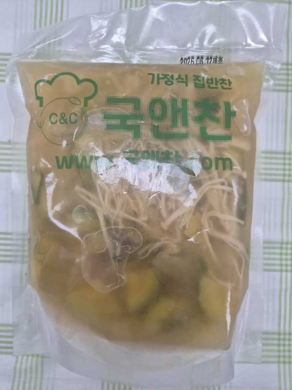 팽이버섯호박된장국
