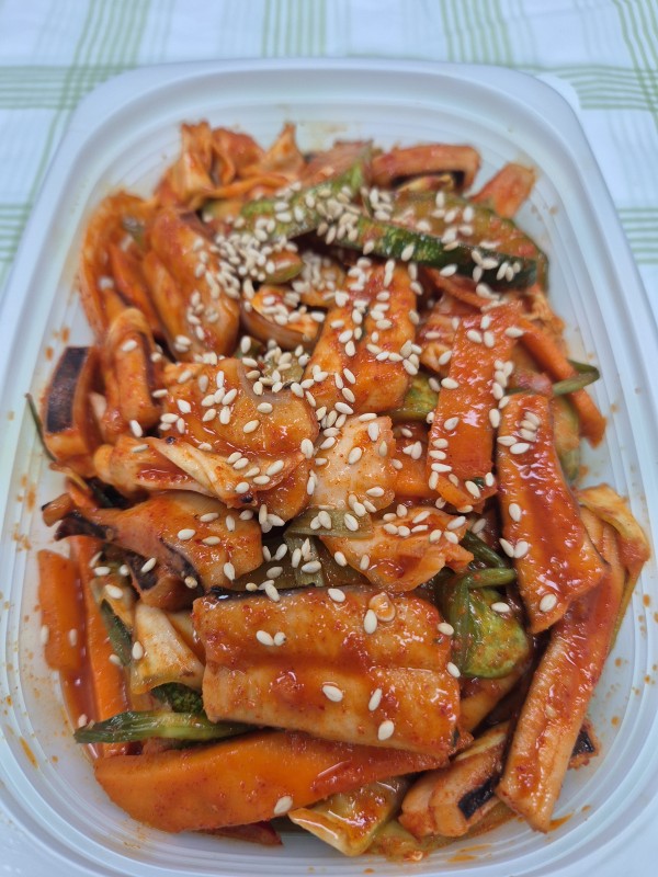 오징어야채초무침