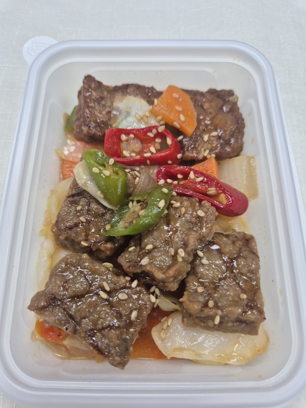 떡갈비야채볶음